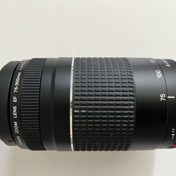 Canon Black Zoom Lens EF 75-300mm - Picture 2 of 2